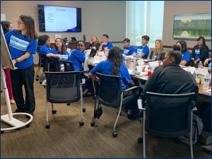 Students participating in RBFCU's YAP program.