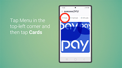 Screenshot from YouTube video RBFCU Mastercard MobilePay: How To for Samsung Pay