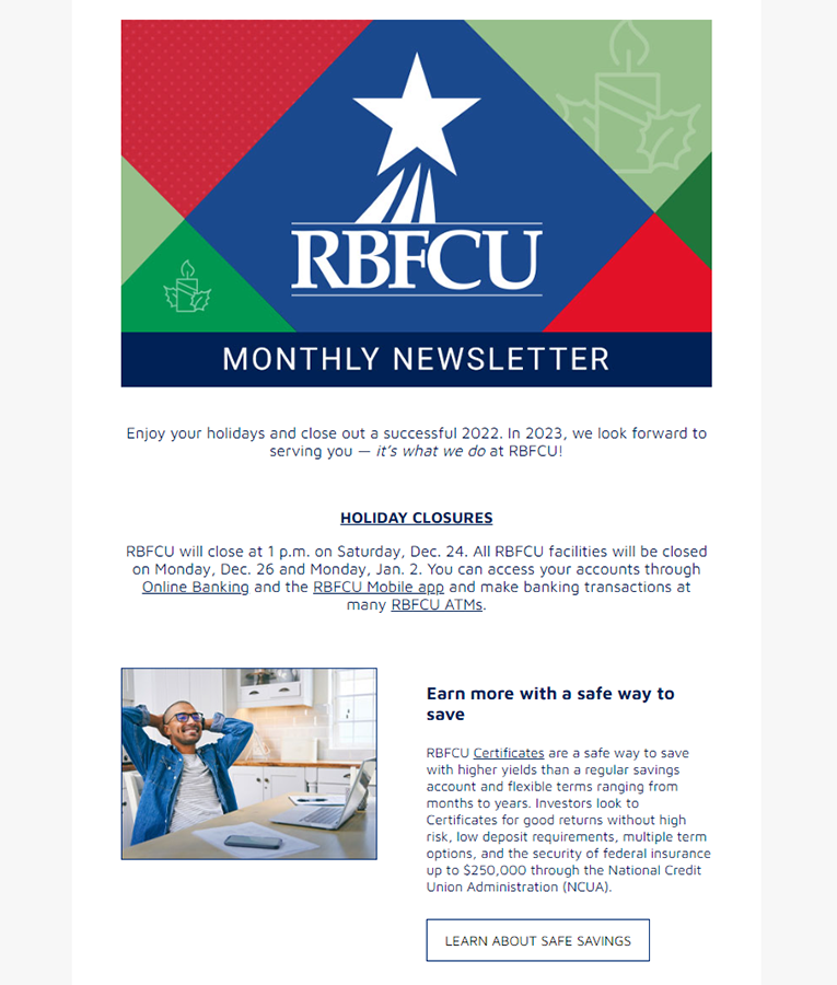 Thumbnail of December 2022 Member Newsletter