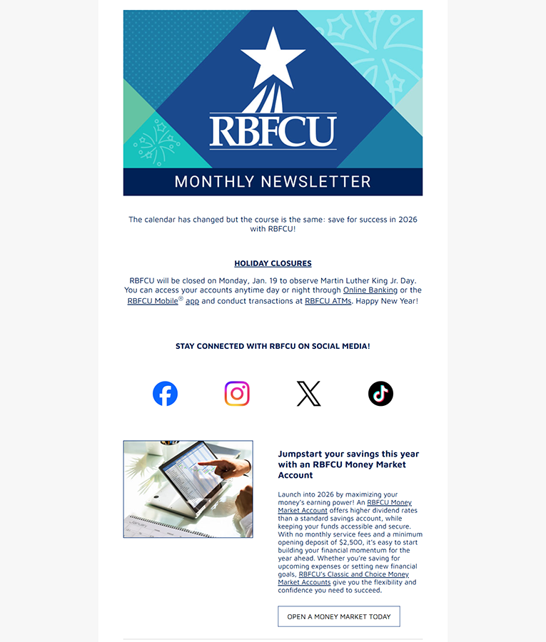 Thumbnail of January 2026 Member Newsletter.