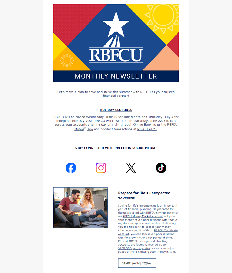 Credit Union News, Press Releases | RBFCU