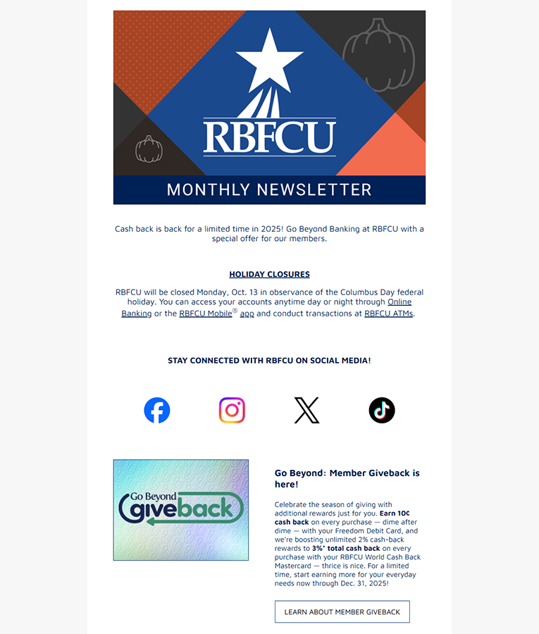 Thumbnail of October 2025 Member Newsletter.
