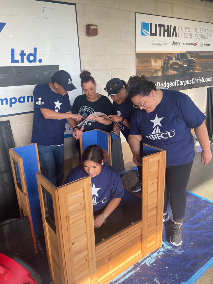 RBFCU volunteers with Habitat for Humanity 2024