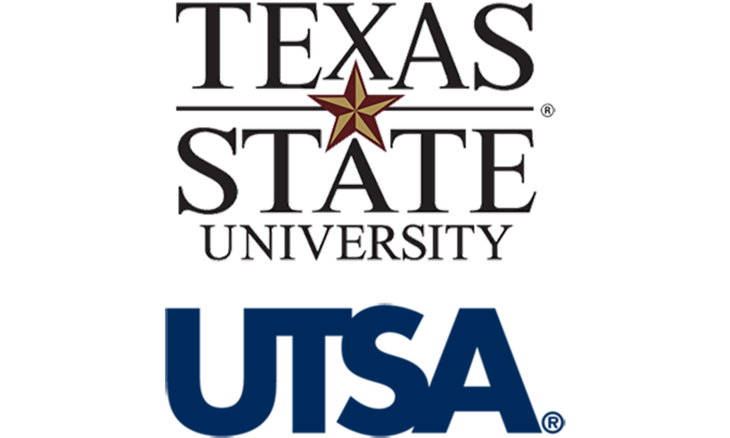 Texas State University and UTSA logo
