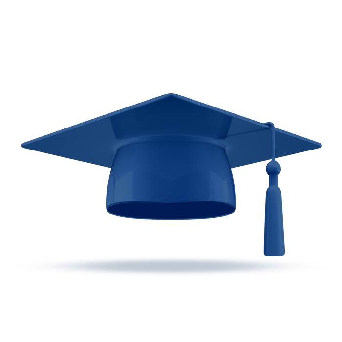 Blue Graduation Hat Png Png Image Collection