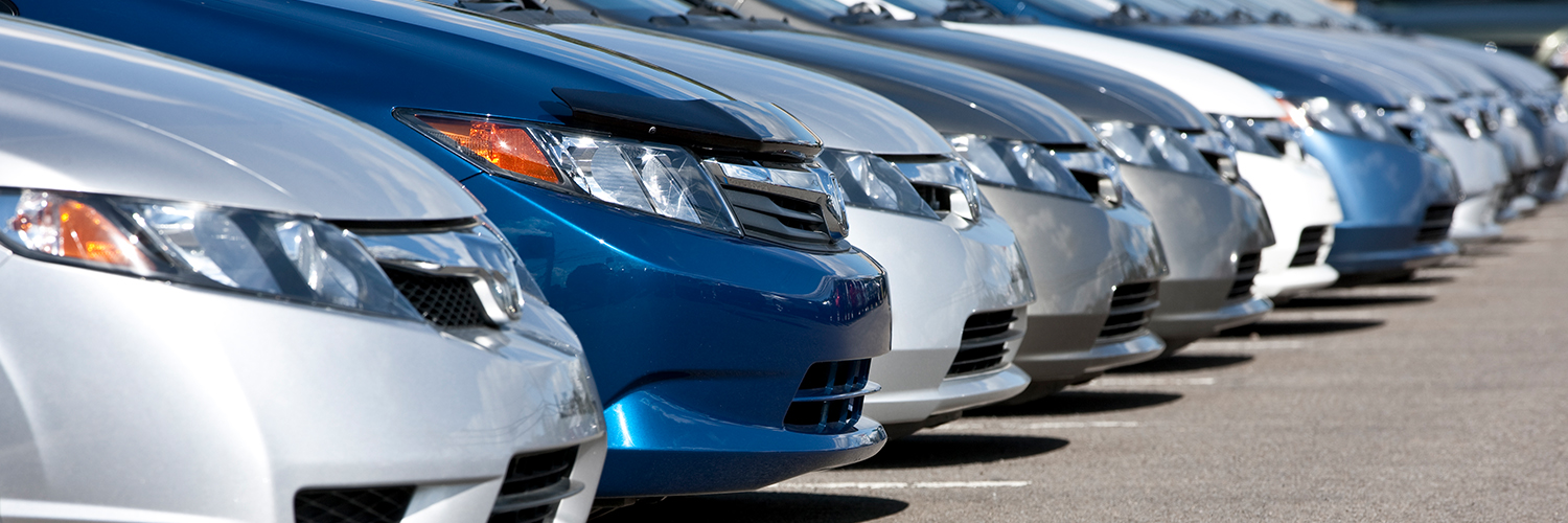 Auto Loans Row of cars