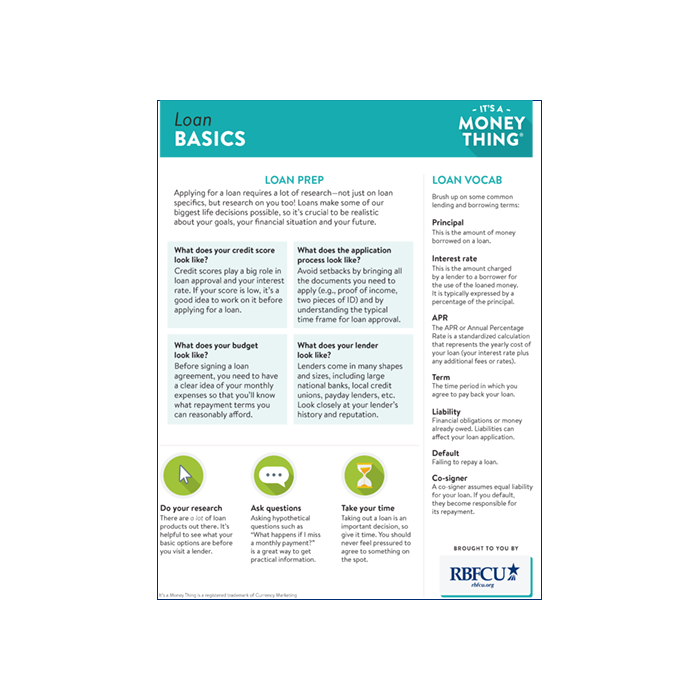 THUMB-Handout-13-IAMT-Loan-Basics