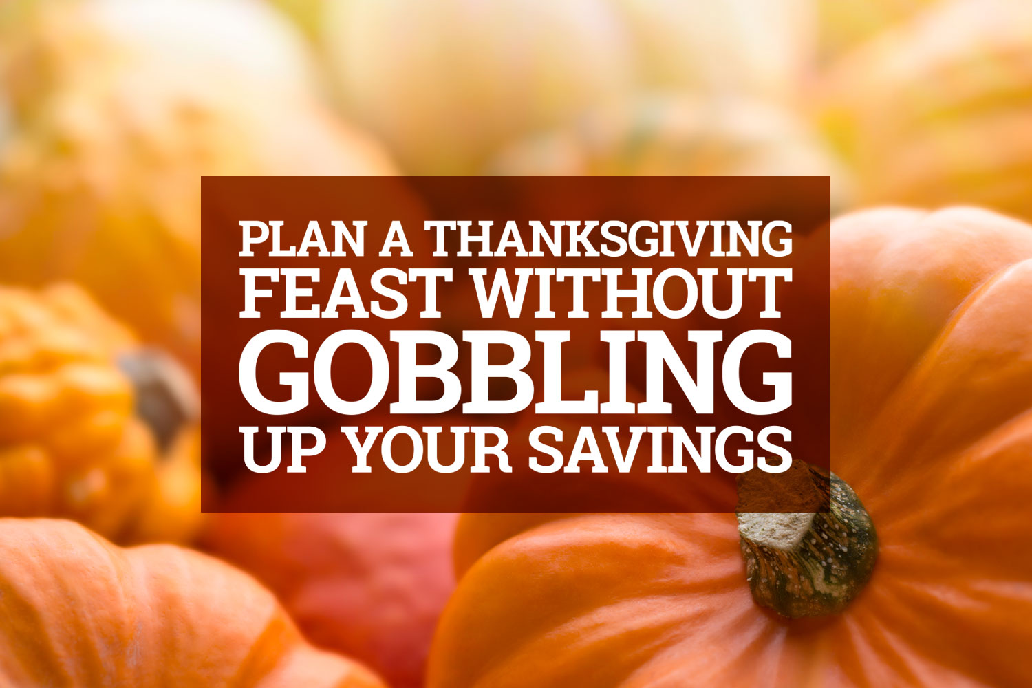 PlanningaThanksgivingFeastwithoutGobblingUpYourSavings