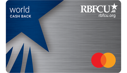 RBFCU World Cash Back Mastercard credit card RBFCU World Cash Back Mastercard credit card